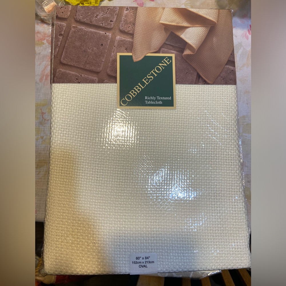 Cobblestone Beige tablecloth